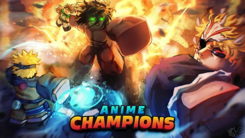 Promo image for Anime Champions Simulator.