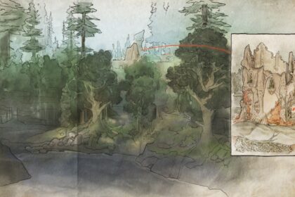 Earthly Aegis treasure map location and solution in Avowed