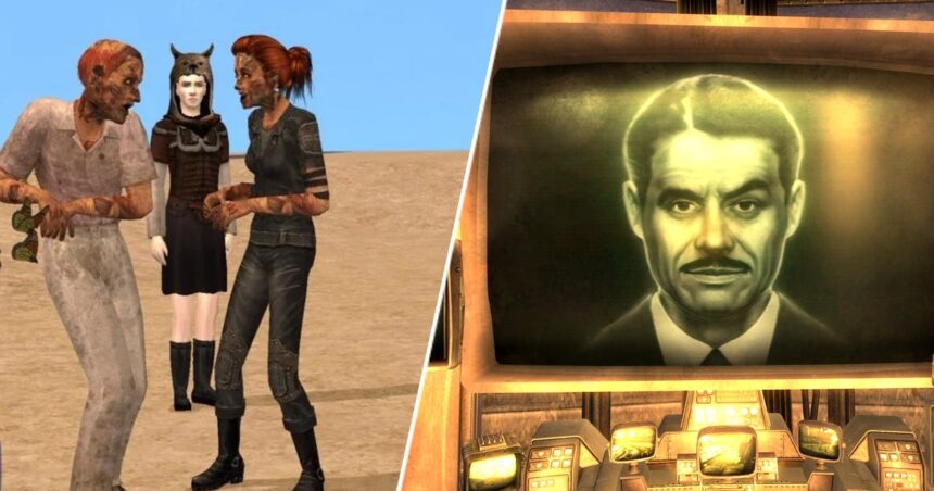 Fallout New Vegas is being re-created in The Sims 2, so I assume we're not long from seeing Mr House's monitor be chucked in a pool by some pesky step-deleting courier