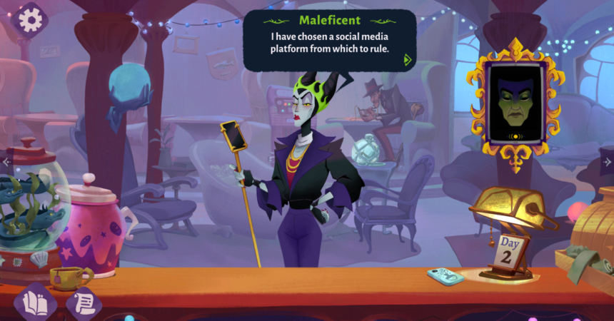 Disney Villains Cursed Café is the Modern AU of my dreams
