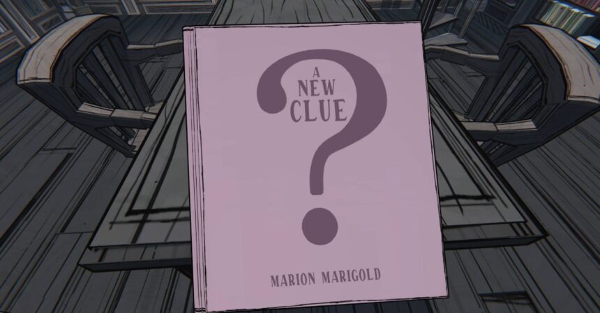 All ‘A New Clue’ book puzzles in Blue Prince and how to solve them
