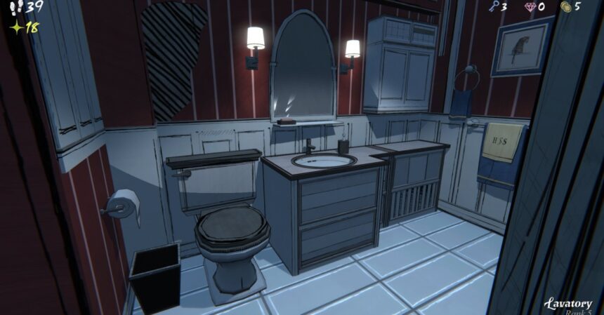 I’ve been consumed by Blue Prince’s true mystery: Where the hell are you supposed to pee?