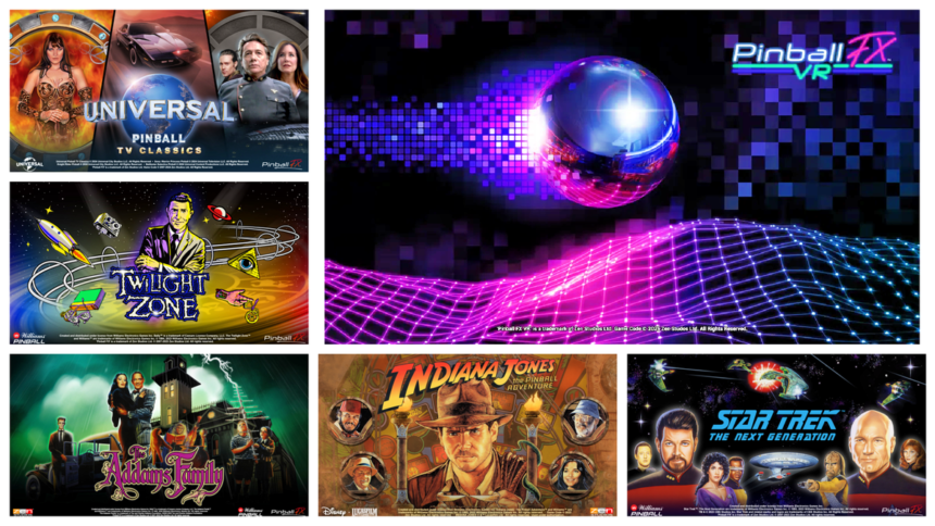 Pinball FX VR'S Tables On Quest 3 &amp; 3S: Up Close With Star Trek, Addams Family, Indiana Jones, BSG &amp; More