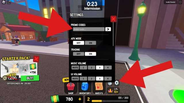 How To Redeem Codes In Be NPC Or DIE