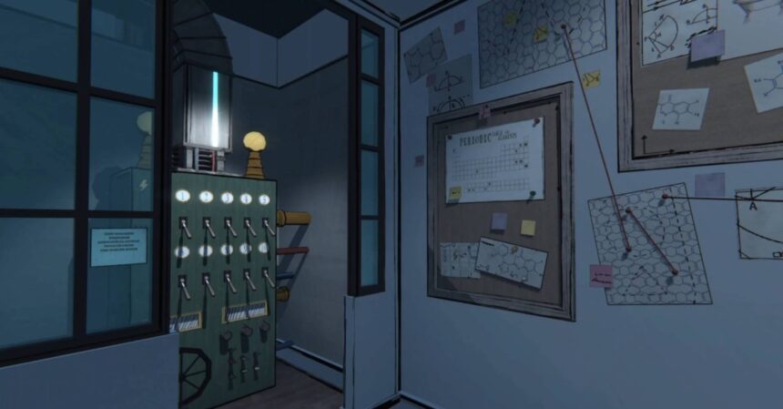 How to solve the Laboratory periodic table puzzle in Blue Prince