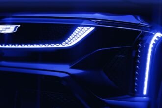 Cadillac offers first glimpse of upcoming Optiq-V performance EV