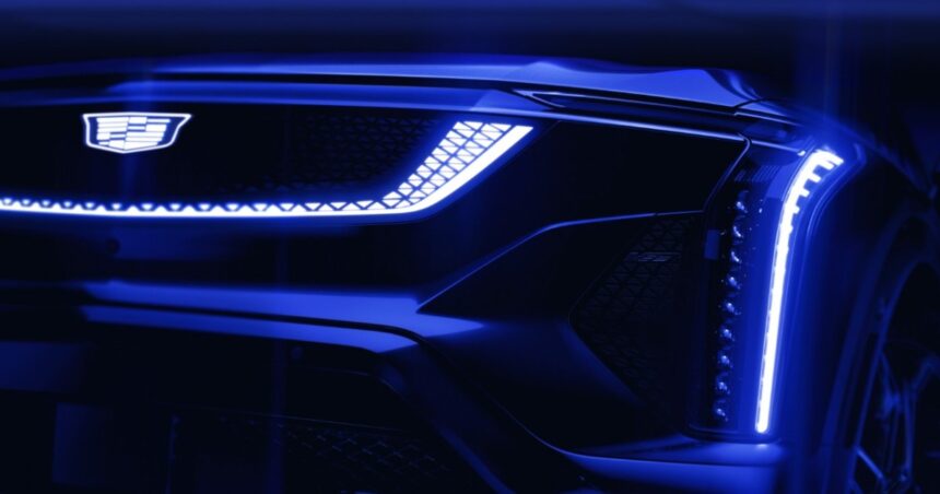 Cadillac offers first glimpse of upcoming Optiq-V performance EV