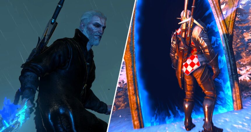 New Witcher 3 quest mod sends you on the hunt for a glowing sword imbued with the power of Geralt's worst potion binges and the ability to make everyone wet on cue