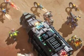 Warborne Above Ashes brings monthly MMO-sized factional PvP warfare in a post-apoc sci-fi world