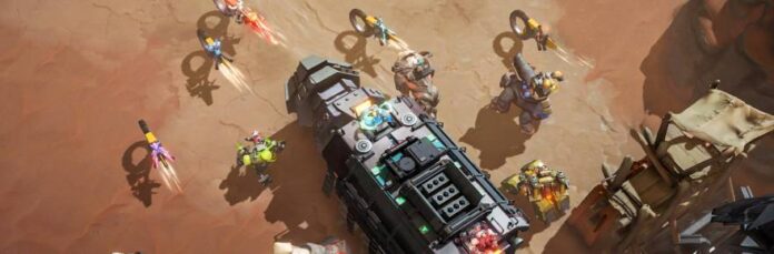 Warborne Above Ashes brings monthly MMO-sized factional PvP warfare in a post-apoc sci-fi world