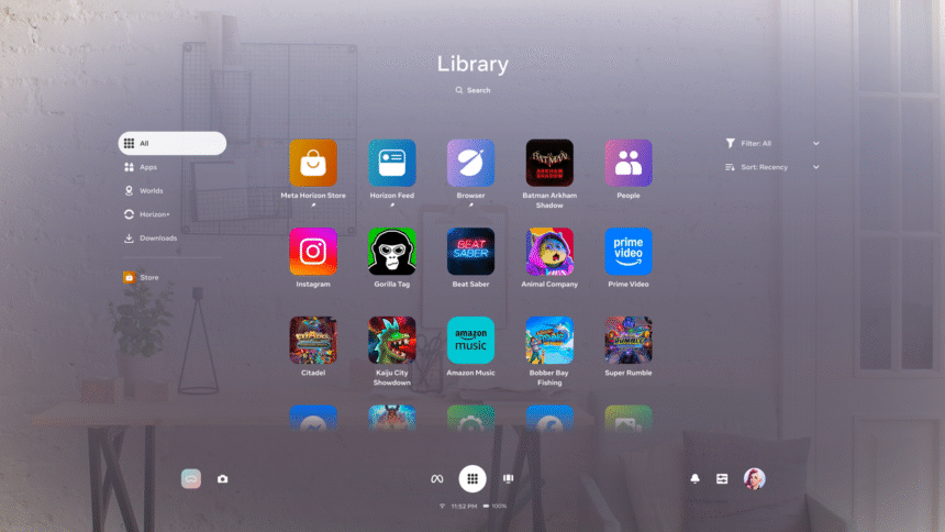 Meta Horizon OS v77 Tests Total UI Overhaul &amp; Turning Instagram Photos 3D