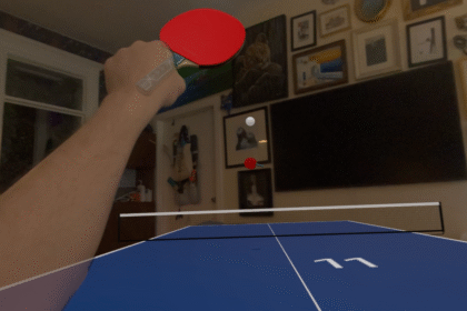 Ping Pong Club Rallies With Hand Tracking On Apple Vision Pro