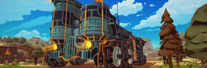 Survival Machine is a co-op game about building a giant rolling fortress and fighting waves of ‘silly zombies’