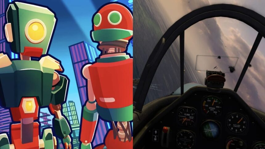 Warplanes Pacific &amp; Border Bots Are June's Horizon+ Monthly Games On Quest