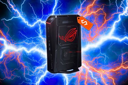 This hardback book-sized gaming PC has an RTX 5080, costs its weight in silver