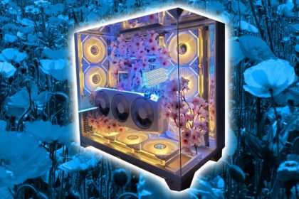 This stunning Sakura gaming PC build serenely blends nature with technology