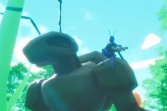 Iron Swarm is a third-person persistent war MMO where players fight as gun-toting ants