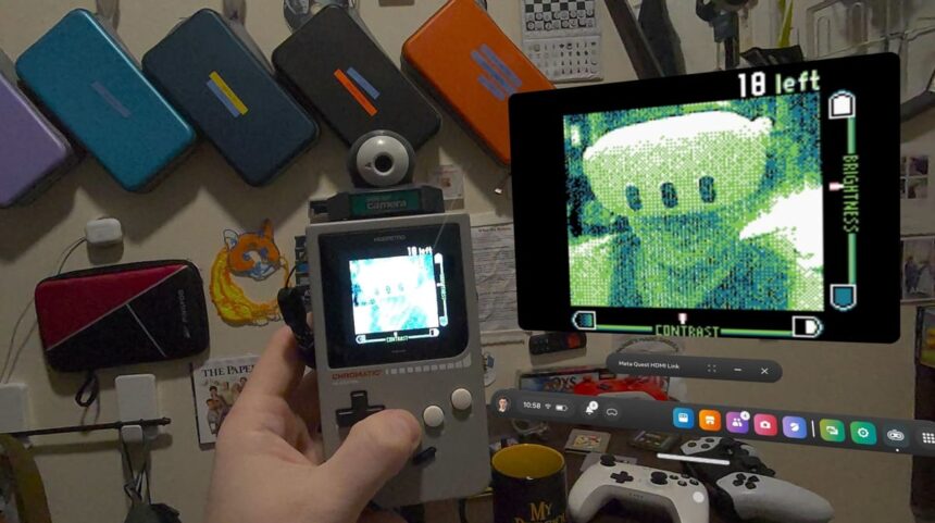 ModRetro Chromatic Now Displays Nintendo Game Boy Games In Quest Headsets