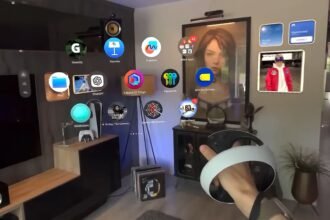 First Look at PSVR 2 Sense Controllers Working on Vision Pro