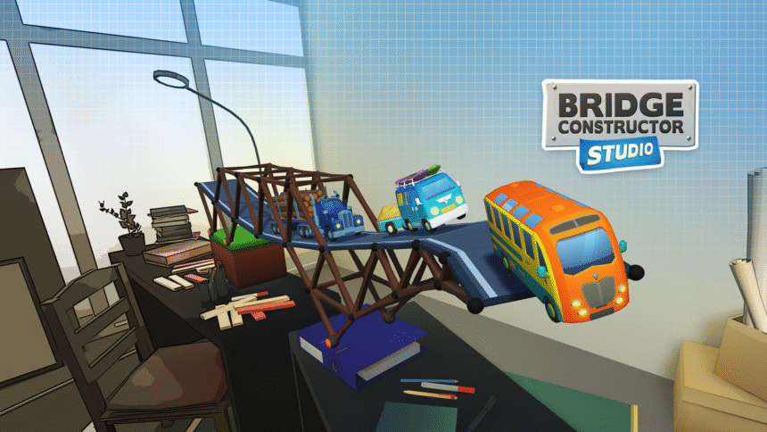 Engineering Puzzle Sandbox Bridge Constructor Studio Reaches PC VR &amp; PlayStation