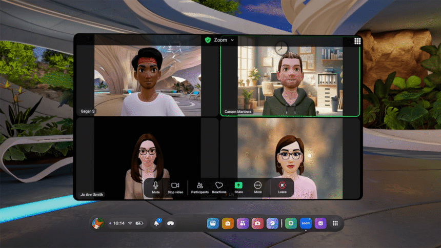 Zoom Is Now Available As A 2D App On Quest