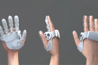 Sharp Unveils Prototype VR Controller, Combining Haptic Gloves & Standard Buttons