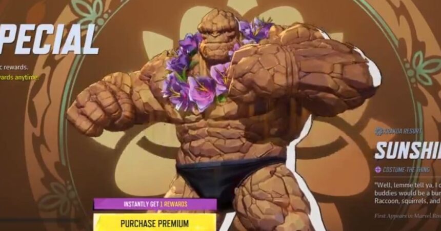 Marvel Rivals’ summer event skins put The Thing in a thong