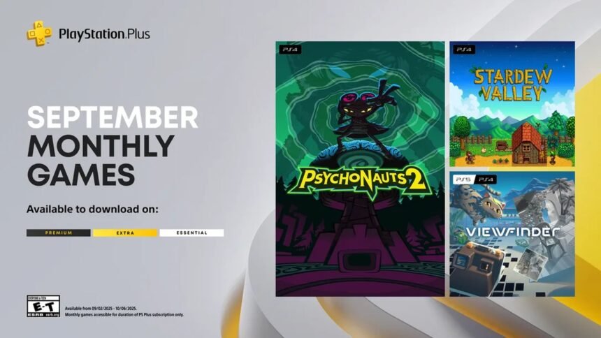 PS Plus Essential_September 2025