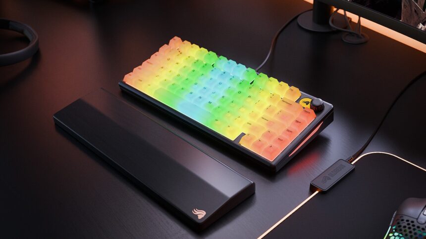 Glorious just dropped a new customizable RGB gaming keyboard for only $59.99