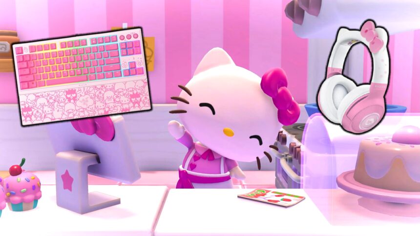 Save over $75 on this cute Hello Kitty Razer gaming keyboard and headset