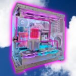 This stunning white gaming PC build pops with a touch of vivid pink