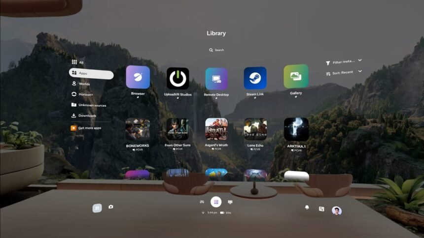 Link PC VR Games Are Now Launchable From Quest's Library In v81 PTC