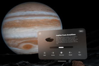 Apple's visionOS Jupiter Environment Features Moving Great Red Spot &amp; Dynamic Shadows
