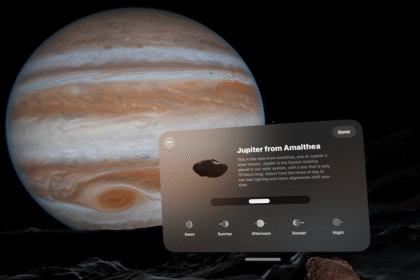Apple's visionOS Jupiter Environment Features Moving Great Red Spot &amp; Dynamic Shadows