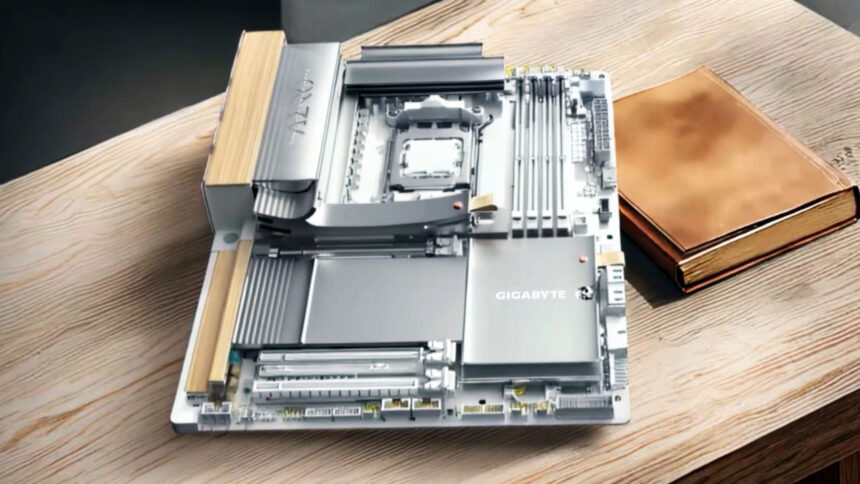 This stunning new Gigabyte motherboard looks ideal for a wood PC build