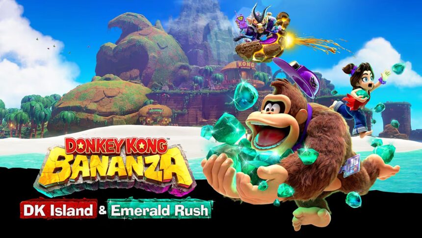 Donkey Kong Bananza DK Island and Emerald Rush