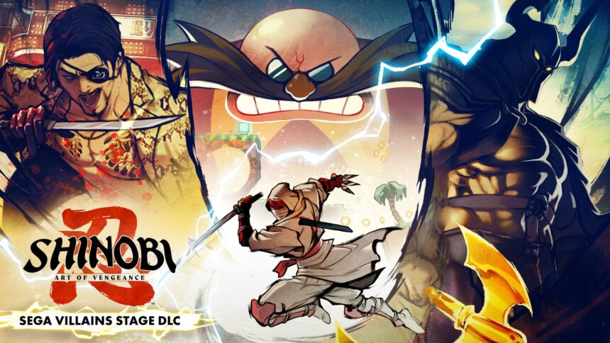 Shinobi: Art of Vengeance Adds Like a Dragon’s Goro Majima in Sega Villains Stage DLC