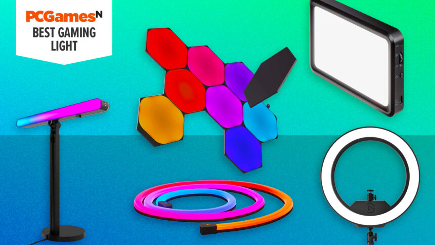 Best gaming light - ring, key, LED strip, and desk RGB lights for any game room