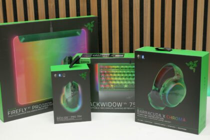 I tried the translucent Razer Phantom Green Collection, and it's not my kind of throwback