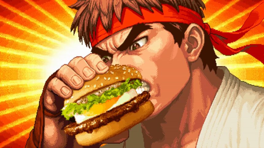 McDonald's Street Fighter burger collab is perfect