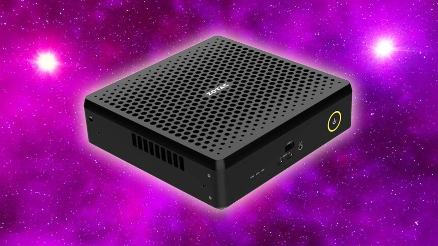This tiny Zotac gaming PC somehow contains a desktop Nvidia GeForce RTX GPU, and it's only 2.5 inches tall