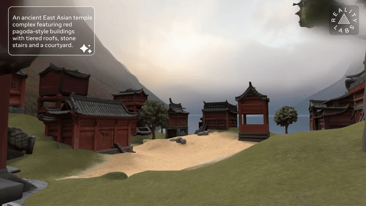 Meta's WorldGen AI-Generates Trimesh 3D Worlds From Text Prompts