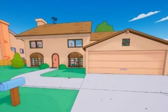 The Simpsons house location in Fortnite