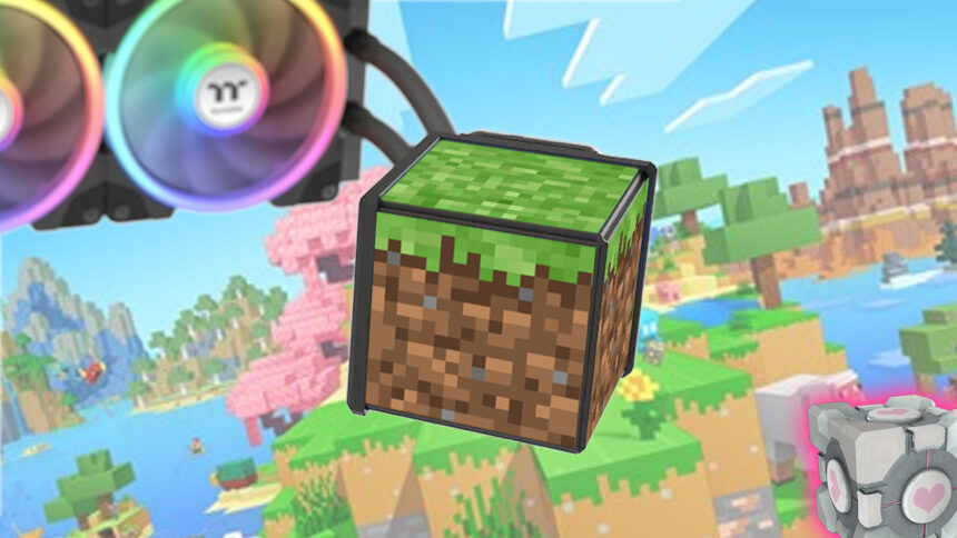 If you love Minecraft, this new Thermaltake CPU cooler is absolutely perfect for you