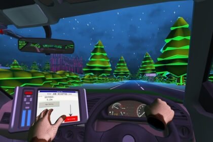 Synthwave Courier Sim Transmission: Shortwave Is Out Now On Quest