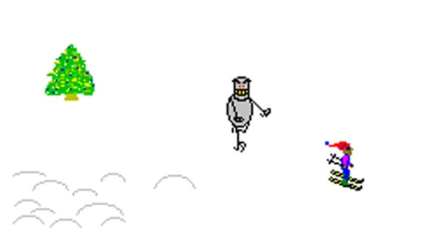 SkiFree is the retro Windows PC game with a terrifying Yeti monster