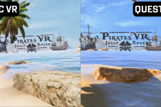 Pirates VR: Jolly Roger Graphics Comparison - PC VR vs Quest