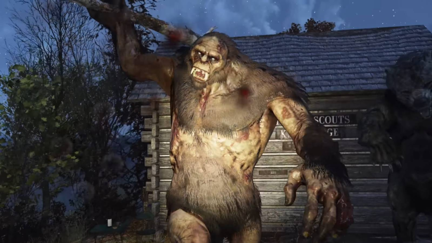 Fallout 76's Backwoods update brings Bigfoot and needed upgrades
