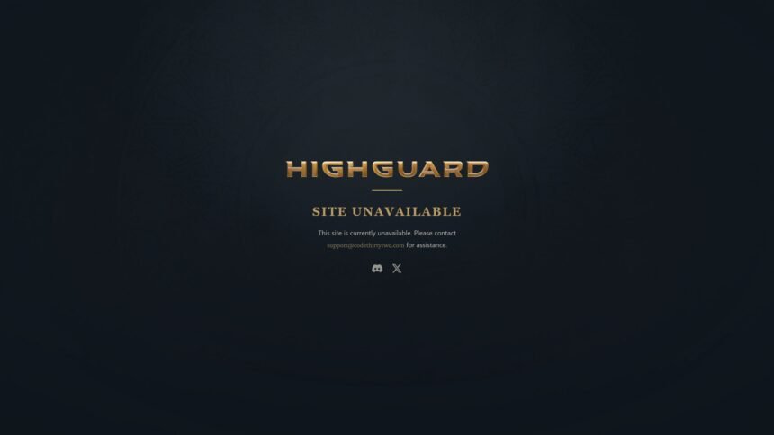 Highguard’s Official Website is Unavailable as Shutdown Fears Loom