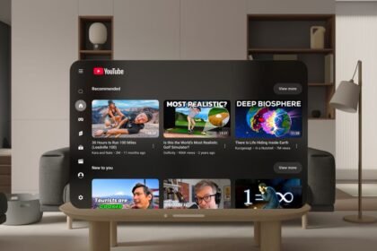 YouTube Launches Official Apple Vision Pro App